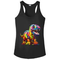 Master Builder Bricks Blocks Play Toys Dinosaur Ladies PosiCharge Competitor Racerback Tank