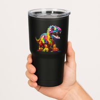 Master Builder Bricks Blocks Play Toys Dinosaur Tumbler