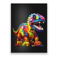 Master Builder Bricks Blocks Play Toys Dinosaur Poster