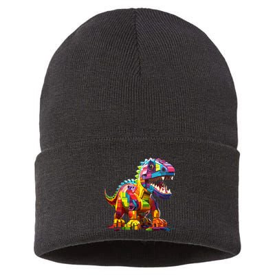 Master Builder Bricks Blocks Play Toys Dinosaur Sustainable Knit Beanie