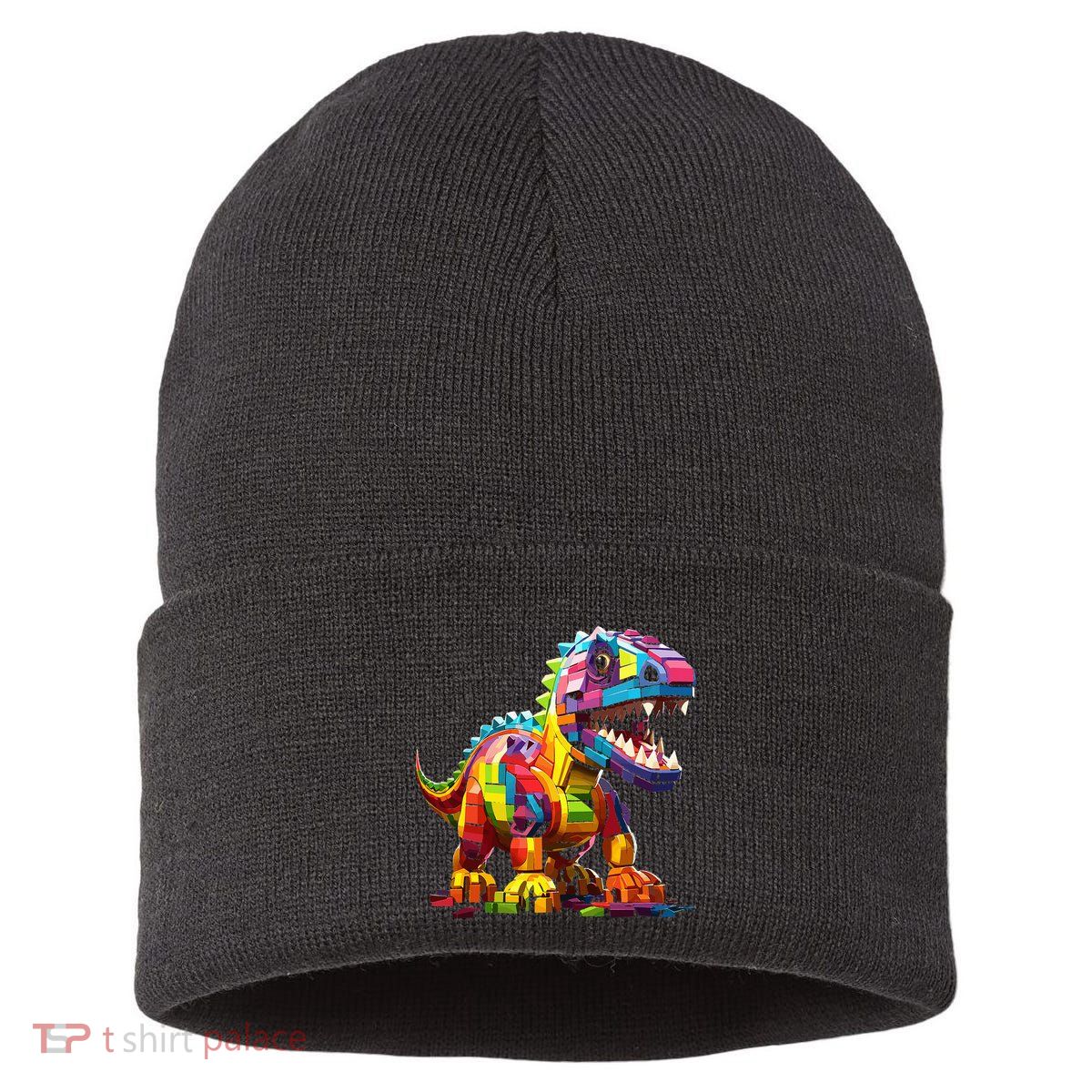 Master Builder Bricks Blocks Play Toys Dinosaur Sustainable Knit Beanie