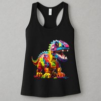 Master Builder Bricks Blocks Play Toys Dinosaur Womens Tank Top