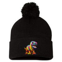 Master Builder Bricks Blocks Play Toys Dinosaur Pom Pom 12in Knit Beanie