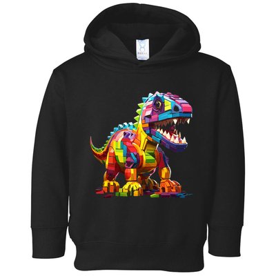 Master Builder Bricks Blocks Play Toys Dinosaur Toddler Hoodie