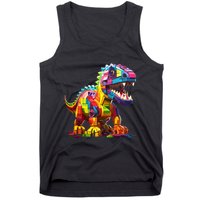 Master Builder Bricks Blocks Play Toys Dinosaur Tank Top