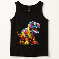 Master Builder Bricks Blocks Play Toys Dinosaur Tank Top