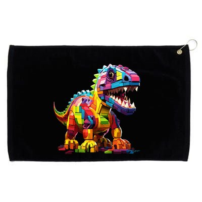 Master Builder Bricks Blocks Play Toys Dinosaur Grommeted Golf Towel