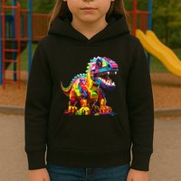 Master Builder Bricks Blocks Play Toys Dinosaur Kids Hoodie
