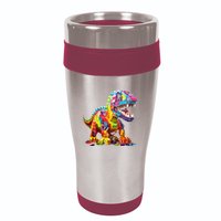 Master Builder Bricks Blocks Play Toys Dinosaur 16oz Travel Tumbler