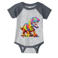 Master Builder Bricks Blocks Play Toys Dinosaur Infant Baby Jersey Bodysuit