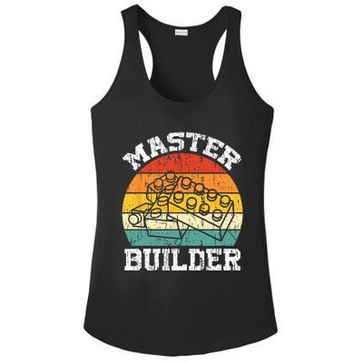 Master Builder Building Blocks Brick Toy Master Builder Ladies PosiCharge Competitor Racerback Tank