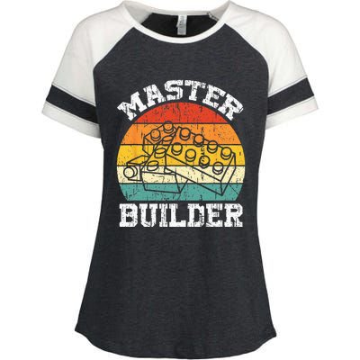 Master Builder Building Blocks Brick Toy Master Builder Enza Ladies Jersey Colorblock Tee