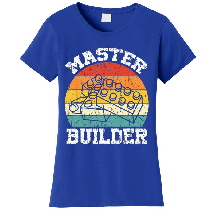 Master Builder Building Blocks Brick Toy Master Builder Women's T-Shirt