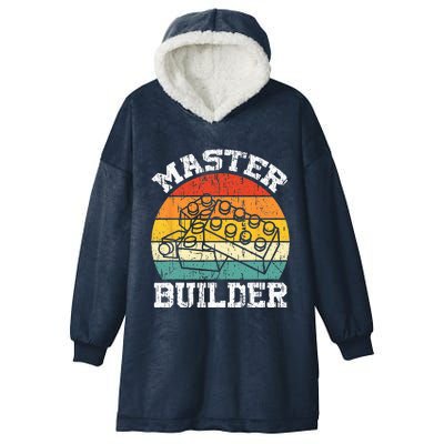 Master Builder Building Blocks Brick Toy Master Builder Hooded Wearable Blanket