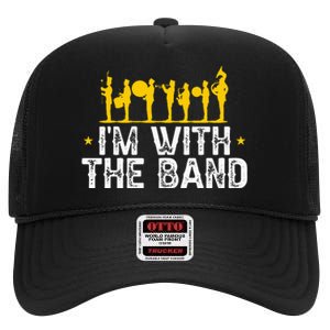 Marching Band Band Life High Crown Mesh Back Trucker Hat