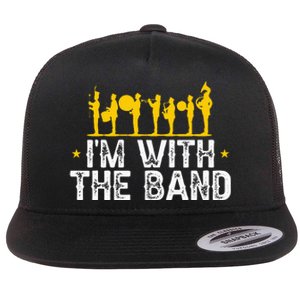 Marching Band Band Life Flat Bill Trucker Hat