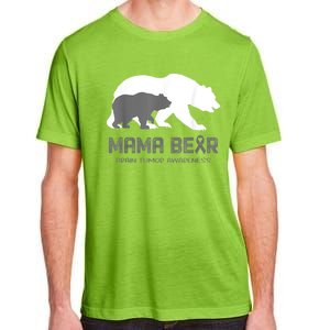 Mama Bear Brain Tumor Awareness Shirt For Women Men Adult ChromaSoft Performance T-Shirt