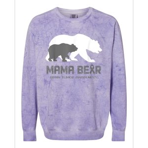 Mama Bear Brain Tumor Awareness Shirt For Women Men Colorblast Crewneck Sweatshirt