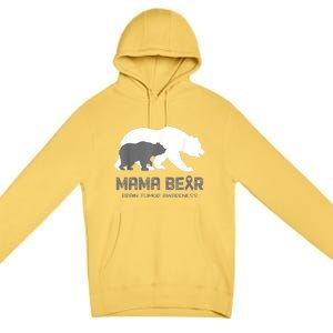 Mama Bear Brain Tumor Awareness Shirt For Women Men Premium Pullover Hoodie