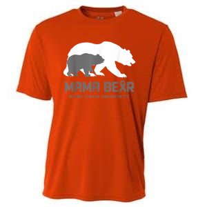 Mama Bear Brain Tumor Awareness Shirt For Women Men Cooling Performance Crew T-Shirt