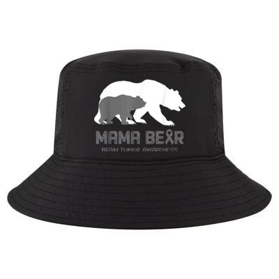 Mama Bear Brain Tumor Awareness Shirt For Women Men Cool Comfort Performance Bucket Hat