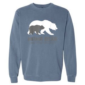 Mama Bear Brain Tumor Awareness Shirt For Women Men Garment-Dyed Sweatshirt