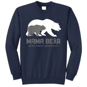 Mama Bear Brain Tumor Awareness Shirt For Women Men Sweatshirt