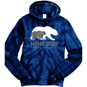 Mama Bear Brain Tumor Awareness Shirt For Women Men Tie Dye Hoodie