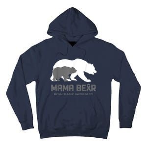 Mama Bear Brain Tumor Awareness Shirt For Women Men Tall Hoodie