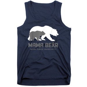 Mama Bear Brain Tumor Awareness Shirt For Women Men Tank Top