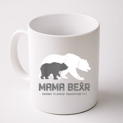 Mama Bear Brain Tumor Awareness Shirt For Women Men Coffee Mug