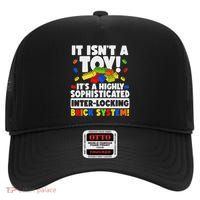 Master Builder Bricks Blocks Ns High Crown Mesh Back Trucker Hat