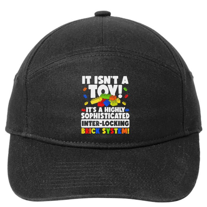 Master Builder Bricks Blocks Ns 7-Panel Snapback Hat