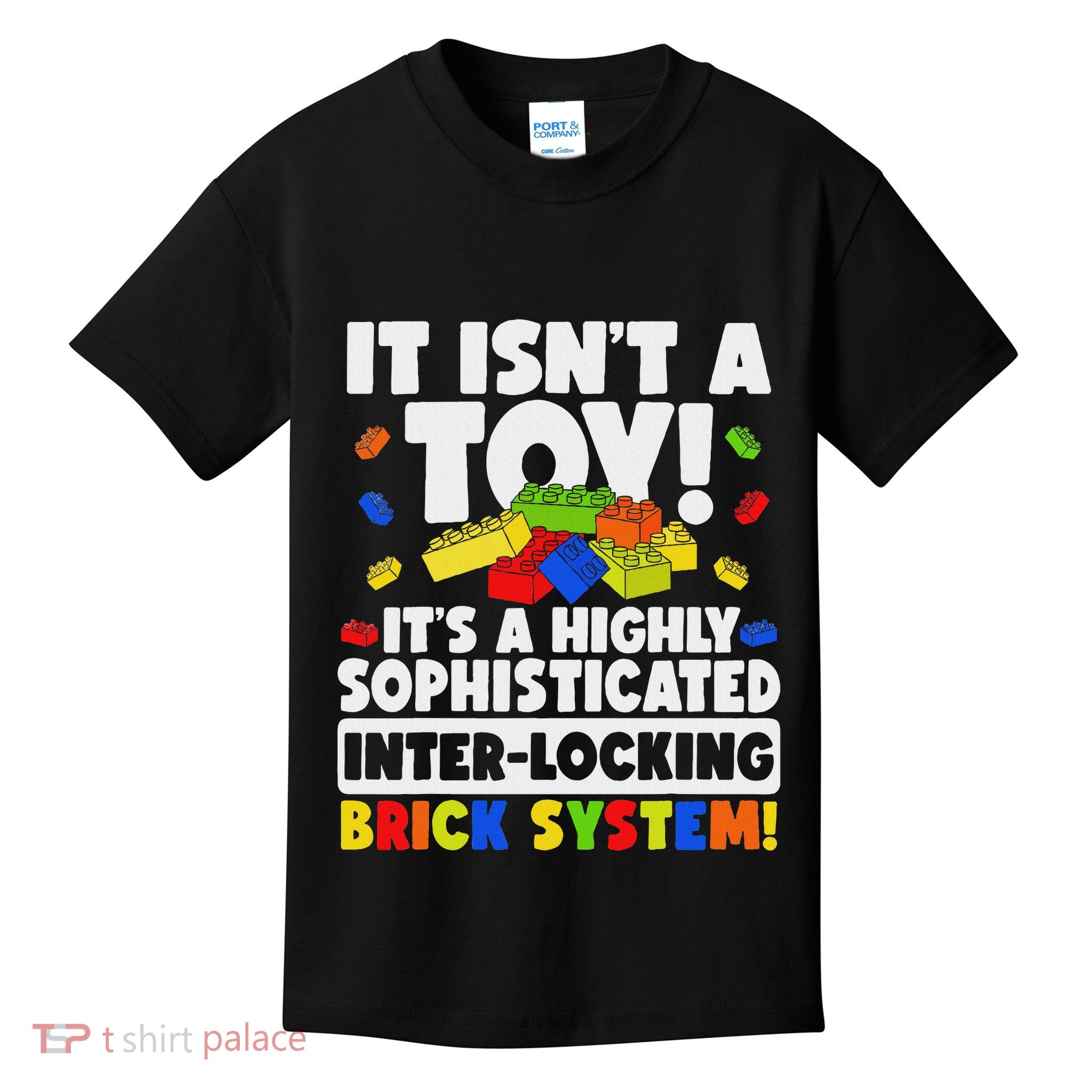 Master Builder Bricks Blocks Ns Kids T-Shirt