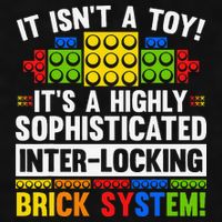 Master Builder Bricks Blocks Play Toys Ladies PosiCharge Tri-Blend Wicking Tank