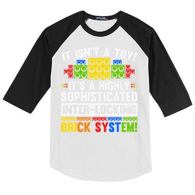 Master Builder Bricks Blocks Play Toys Kids Colorblock Raglan Jersey
