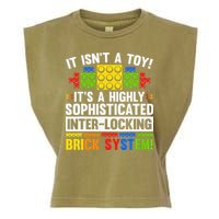 Master Builder Bricks Blocks Play Toys Garment-Dyed Women's Muscle Tee