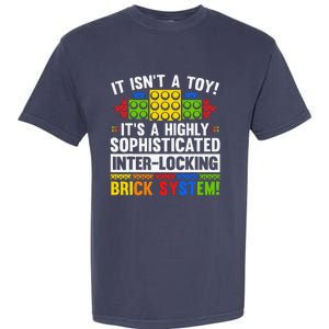 Master Builder Bricks Blocks Play Toys Garment-Dyed Heavyweight T-Shirt