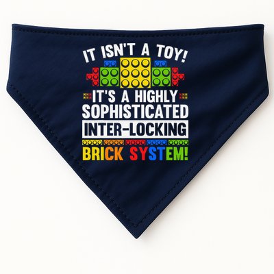 Master Builder Bricks Blocks Play Toys USA-Made Doggie Bandana