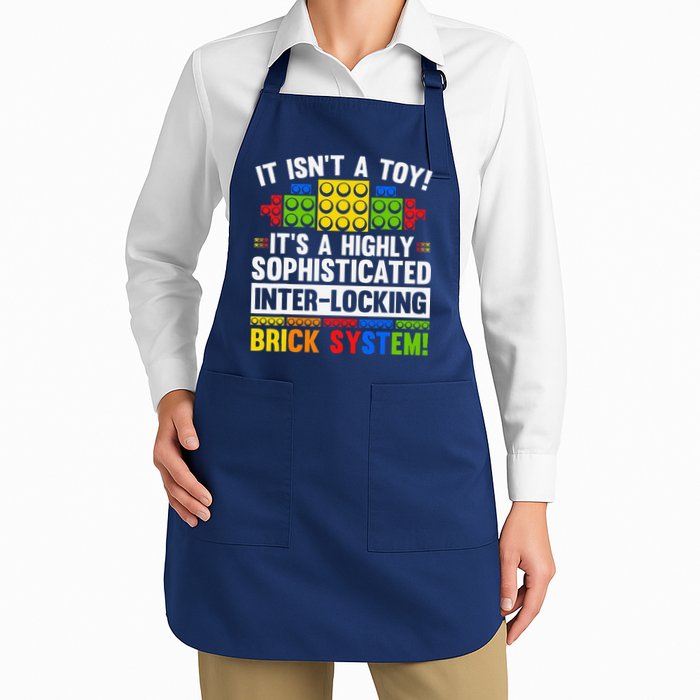Master Builder Bricks Blocks Play Toys Apron
