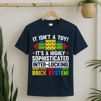 Master Builder Bricks Blocks Play Toys T-Shirt