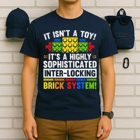 Master Builder Bricks Blocks Play Toys T-Shirt