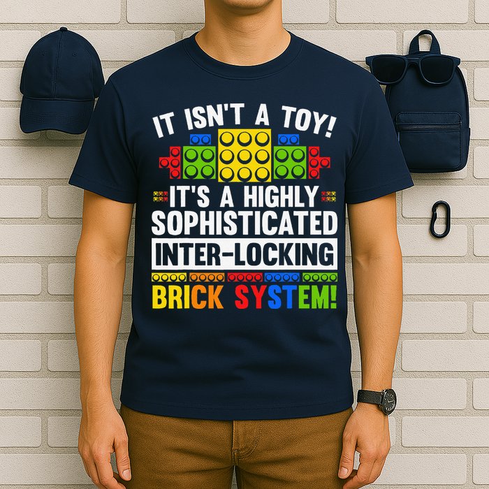 Master Builder Bricks Blocks Play Toys T-Shirt