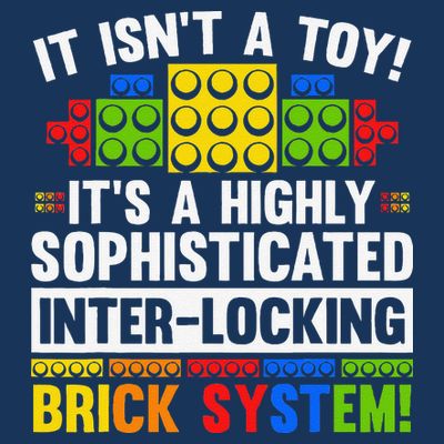 Master Builder Bricks Blocks Play Toys T-Shirt