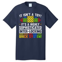 Master Builder Bricks Blocks Play Toys Tall T-Shirt