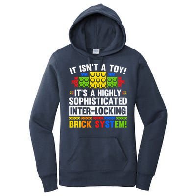 Master Builder Bricks Blocks Play Toys Women's Pullover Hoodie