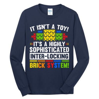 Master Builder Bricks Blocks Play Toys Tall Long Sleeve T-Shirt