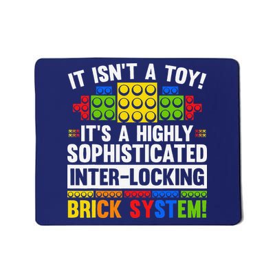 Master Builder Bricks Blocks Play Toys Mousepad