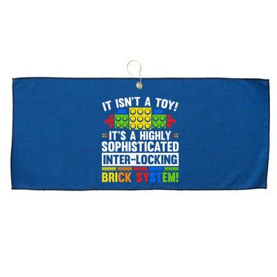 Master Builder Bricks Blocks Play Toys Large Microfiber Waffle Golf Towel