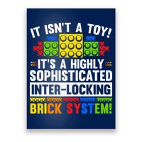 Master Builder Bricks Blocks Play Toys Poster